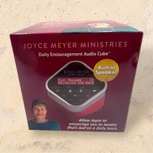 Joyce Meyer Ministries NIB Daily Encouragement Audio Cube Built-In Speaker